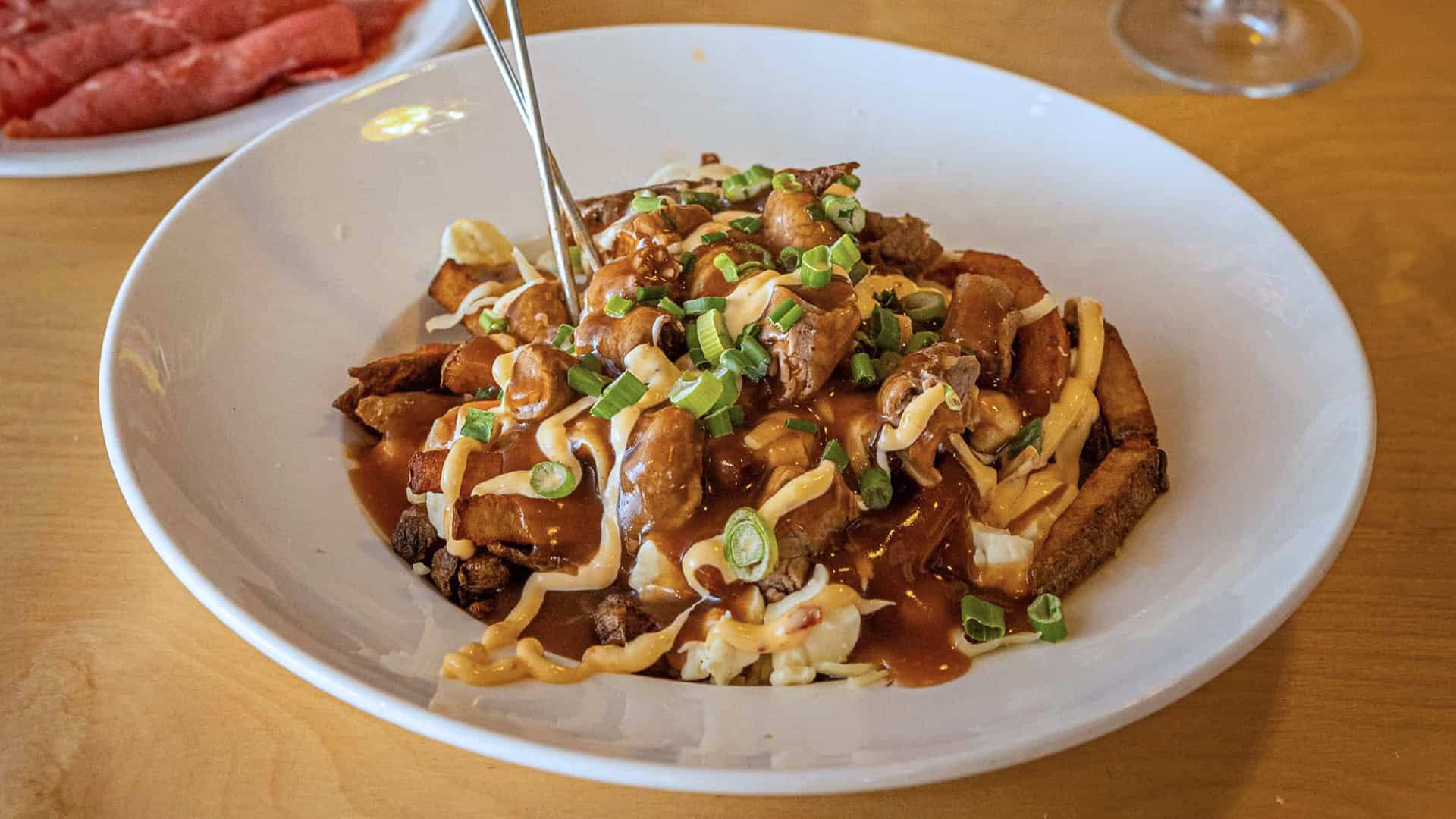 China - Poutine with Chinese Fondue